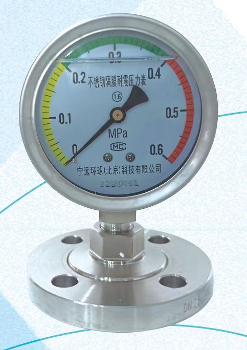 YN-100B-MF 氟化氫專用壓力表